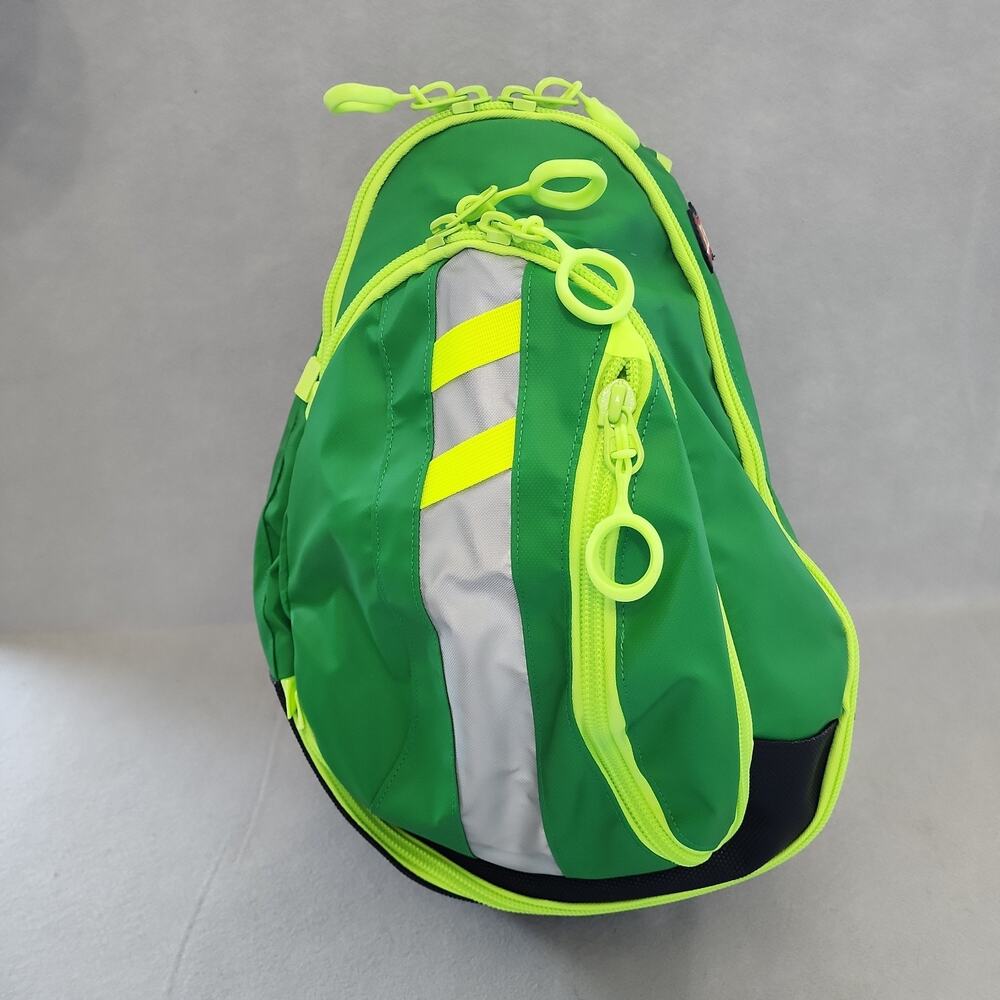 StatPacks G3 Medslinger Green Yellow Paramedic Bag Medical Sports First Aid